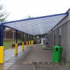 School canopy padded post pads