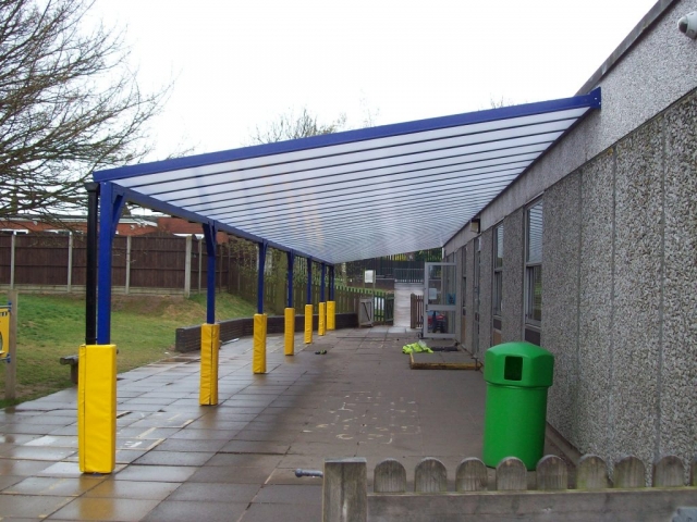 Post protector school playground